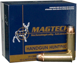 Magtech Ammo .500Sw Magnum 325gr. SJSP-Flat 20-Pack