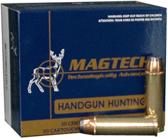 Magtech Ammo .500Sw Magnum 325gr. SJSP-Flat 20-Pack