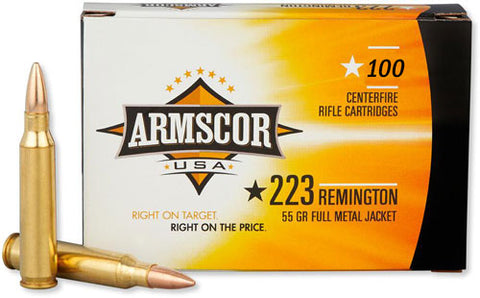 Armscor Ammo .223 55Gr. Fmj Value Pack 100 Round Pack 50447