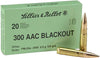 S&B Ammo .300Aac Blackout 124gr. FMJ 20-Pack