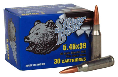 Silver Bear 5.45X39 60gr. FMJ 750 Round Case