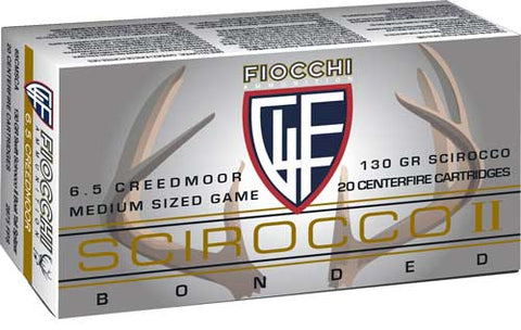 Fiocchi 6.5 Creedmoor 130Gr. Scirocco 20-Pack 65Cmsca