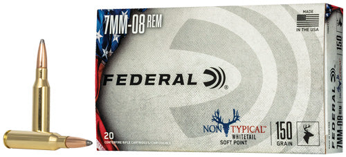 Fed Ammo Non Typical 7Mm-08 150Gr. Sp 20-Pack 708Dt1
