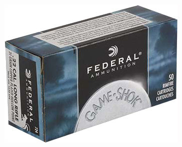 Federal Ammo .22LR 1430fps. 31gr. HP 50-Pack