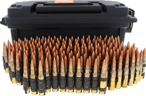 Hsm Ammo .308 Win 147Gr. Fmj Linked Tracer 40% 200Rds Can 7.62-150T-200Link