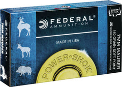 Fed Power-Shock 7Mm Mauser 140Gr. Sp 20-Pack 7B