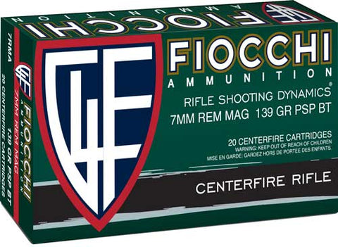 Fiocchi 7Mm Rem. Mag. 139Gr Psp 20-Pack 7Rma