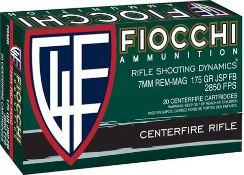 Fiocchi 7Mm Rem. Mag. 175Gr Intlk Fb 20-Pack 7Rmb