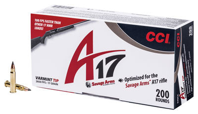 CCI Ammo Varmint Tip .17Hmr 17gr. 200-Pack