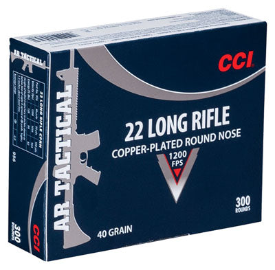 CCI Ammo Tactical .22LR 1200fps. 40gr. CpRN300-Pack