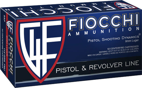 Fiocchi 9Mm 115Gr. Fmj 50-Pack 9Ap