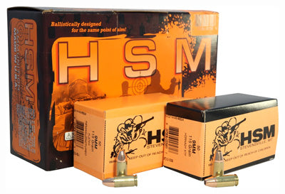 HSM Double Duty 9mm Luger 115gr. Combo-Pack FMJ/HP 300Rd