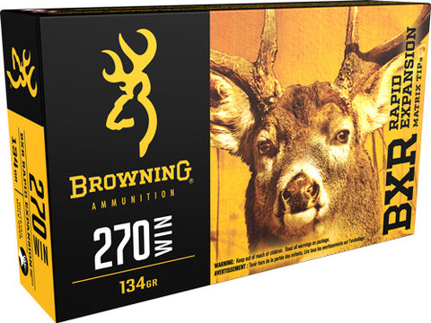 Browning Ammo Bxr .270 Win. 134gr. Bxr 20-Pack