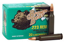 Brown Bear .223 Remington 55Gr JHP 20-Pack