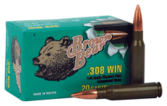 Brown Bear .308 Winchester 145gr. Full Metal Jacket 20-Pack