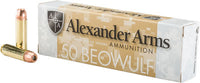 Alexander Ammo .50 Beowulf 350gr. XTP JHP 20-Pack