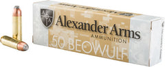 Alexander Ammo .50 Beowulf 400gr. Flat Point 20-Pack