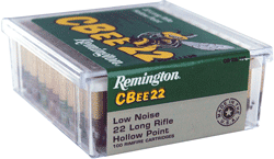 Remington Ammo .22 Long Rifle 100-Pack C-Bee Low Velocity 33gr. HP
