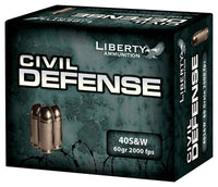 Liberty Ammo Civil Defense .40SW 60Gr HP 20-Pack