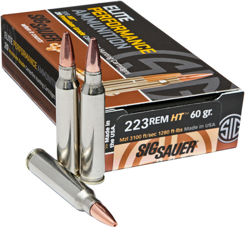 SIG Ammo .223 Rem. 40gr. Varmint/Predator 20-Pack