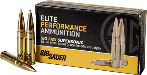 Sig Ammo .300 Blackout 125Gr. Elite Ball Fmj 20-Pack E300B1-20