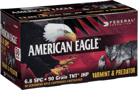 Fed Ammo Ae 6.8 Spc 90Gr. Jhp 50-Pack Ae6890Vp