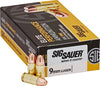 SIG Ammo 9mm Luger 124gr. FMJ 50-Pack - Sig Sauer - View 1