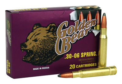Golden Bear .30-06 Springfield 168gr. Soft-Point 20-Pack