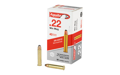 Aguila Ammunition 22WMR, 40 Grain, Soft Point, 50 Round Box 1B222401