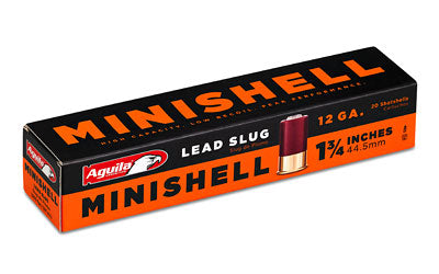 Aguila Ammunition Minishell, 12Ga 1.75", Lead Slug 1C128968