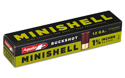 Aguila Ammunition Minishell, 12GA175, Buckshot, 20 Round Box 1CHB1288