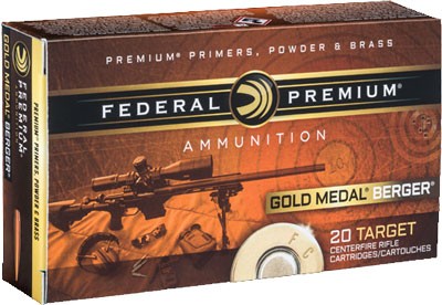 Fed Ammo Gold Medal .223 Rem.