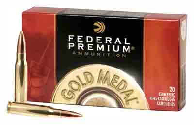 Federal Ammo Gold Medal .30-06 168gr. Sierra Matchking 20-Pack