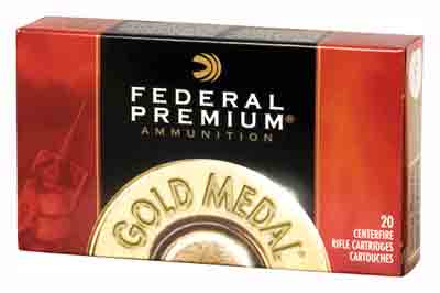 Fed Gold Medal .338 Lapua Mag. 300gr. Sierra Matchking 20-Pack