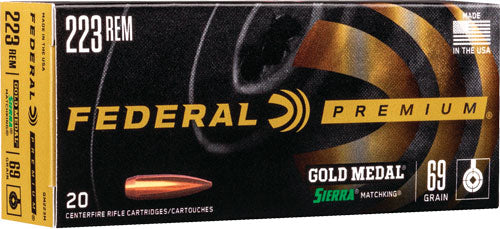 Fed Ammo Gold Medal 6.5 Creed 140Gr. Sierra Matchking 20-Pk Gm65Crd1
