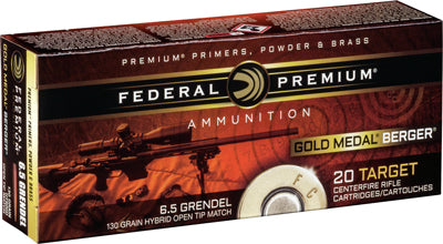 Fed Ammo Gm 6.5 Grendel 130Gr.