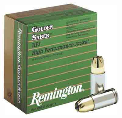 Rem Ammo Gold Saber 9Mm +P 124Gr. Bjhp 25-Pack 29424