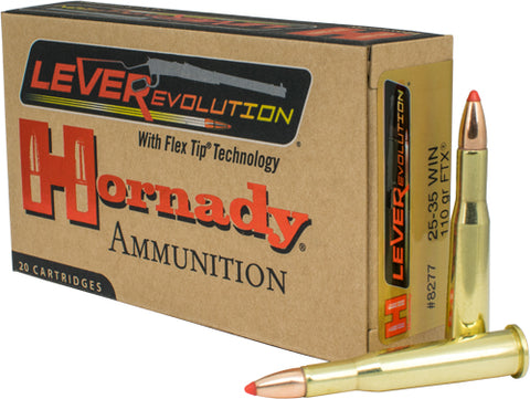 Hornady Ammo Leverevolution 25-35 Win 110gr. FTX 20-Pack