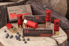 Hornady Ammo 12Ga. 2.75" 1350fps. 4Bk 24-Pellets 10-Pack