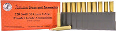 Jamison Ammo .220 Swift 55gr. Hornady V-Max 20-Pack