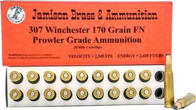 Jamison Ammo .307 Winchester 170gr. JFP 20-Pack