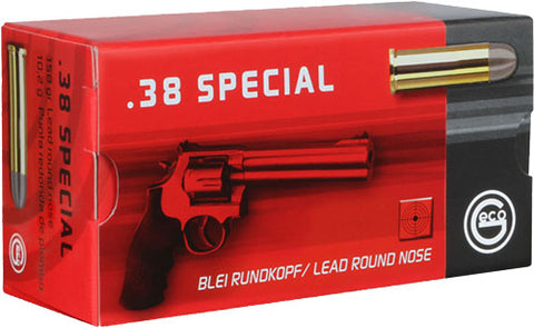 Geco Ammo .38 Special 156Gr Lead Round-Nose 50-Pack Am3288