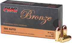 Pmc Ammo .380ACP 90gr. FMJ 50-Pack