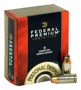 Federal Ammo Premium .40Sw 180gr. Hydra-Shok JHP 20-Pack