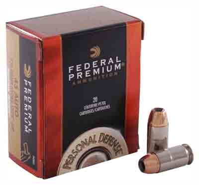 Federal Ammo Premium .45ACP 230gr. Hydra-Shok JHP 20-Pack