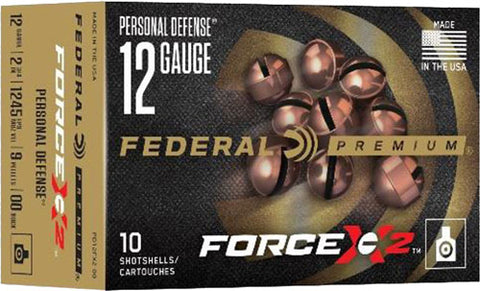 Fed Ammo 12Ga. 2 3/4" 9 Pellet Fx2 Oobk 10-Pk Pd12Fx200