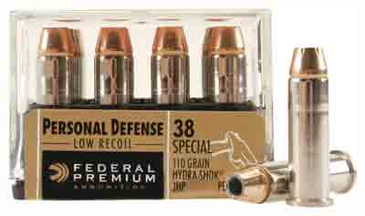 Federal Ammo Premium .38 Special 110gr. Hydra-Shok JHP 20-Pack