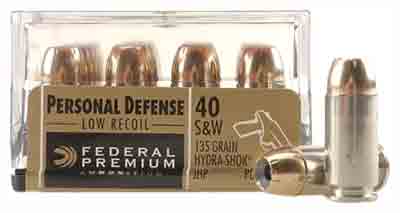 Federal Ammo Premium .40Sw 135gr. Hydra-Shok JHP 20-Pack