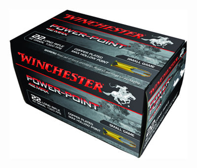 Winchester Ammo Power Point Max .22LR 42gr. Power Point HP 50-Pack