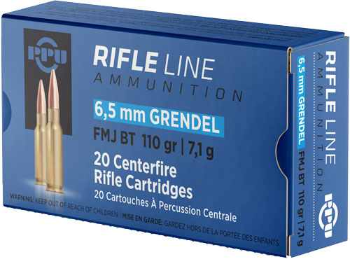 6.5mm Grendel Ammo - Ppu Ammo FMJBT Ppu FMJBT Ammo